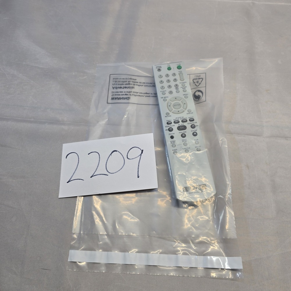 Sony DVD Rmt-D175A Remote Control OEM Tested Working! - Picture 5 of 5